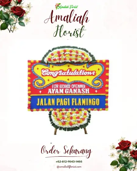 Sewa Papan Bunga Lette